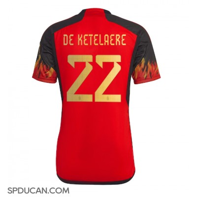 Muški Nogometni Dres Belgija Charles De Ketelaere #22 Domaci SP 2022 Kratak Rukav